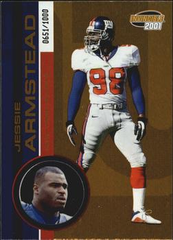 2001 Pacific Invincible #155 Jessie Armstead Front