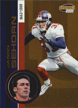 2001 Pacific Invincible #161 Jason Sehorn Front