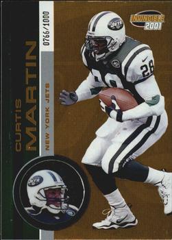 2001 Pacific Invincible #169 Curtis Martin Front