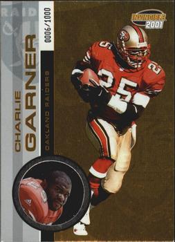 2001 Pacific Invincible #175 Charlie Garner Front