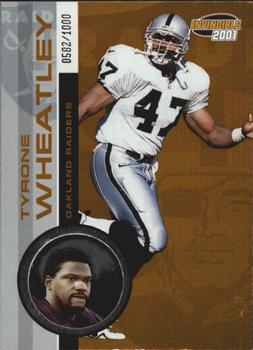 2001 Pacific Invincible #179 Tyrone Wheatley Front