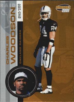 2001 Pacific Invincible #180 Charles Woodson Front