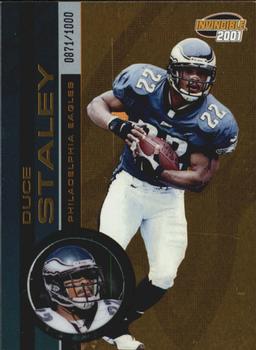 2001 Pacific Invincible #188 Duce Staley Front