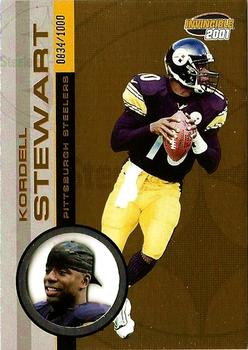 2001 Pacific Invincible #196 Kordell Stewart Front