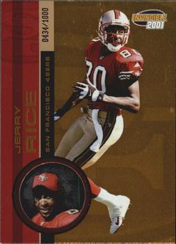 2001 Pacific Invincible #218 Jerry Rice Front