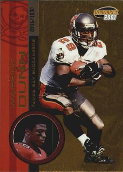2001 Pacific Invincible #232 Warrick Dunn Front