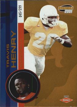 2001 Pacific Invincible #255 Travis Henry Front