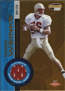 2001 Pacific Invincible #257 Chris Weinke Front