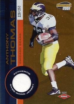 2001 Pacific Invincible #259 Anthony Thomas Front