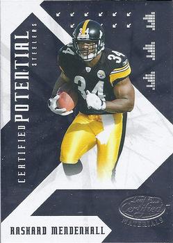 2008 Leaf Certified Materials - Certified Potential #CP-4 Rashard Mendenhall Front