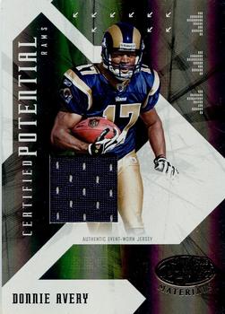 2008 Leaf Certified Materials - Certified Potential Materials #CP-15 Donnie Avery Front