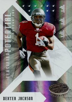 2008 Leaf Certified Materials - Certified Potential Mirror #CP-25 Dexter Jackson Front