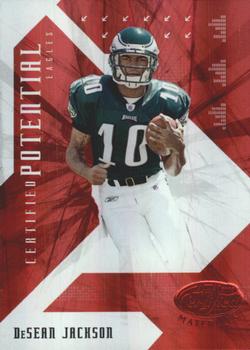 2008 Leaf Certified Materials - Certified Potential Red #CP-20 DeSean Jackson Front