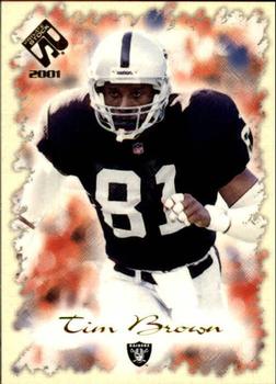 2001 Pacific Private Stock #69 Tim Brown Front