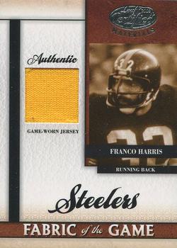 2008 Leaf Certified Materials - Fabric of the Game #FOG-26 Franco Harris Front