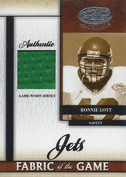 2008 Leaf Certified Materials - Fabric of the Game #FOG-61 Ronnie Lott Front