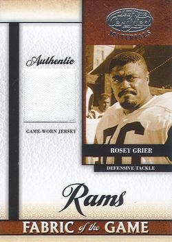 2008 Leaf Certified Materials - Fabric of the Game #FOG-62 Rosey Grier Front