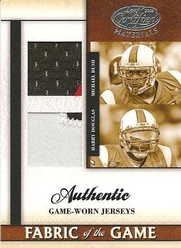 2008 Leaf Certified Materials - Fabric of the Game College Combos #FOGCCB-3 Michael Bush / Harry Douglas Front