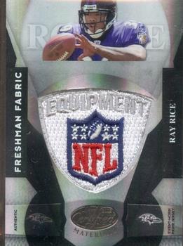 2008 Leaf Certified Materials - Mirror Black Materials #215 Ray Rice Front