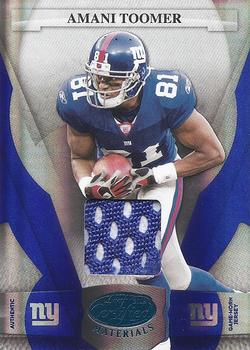 2008 Leaf Certified Materials - Mirror Blue Materials #93 Amani Toomer Front