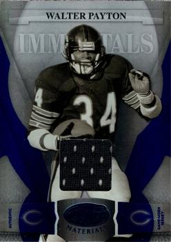 2008 Leaf Certified Materials - Mirror Blue Materials #255 Walter Payton Front