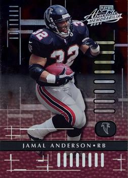 2001 Playoff Absolute Memorabilia #4 Jamal Anderson Front