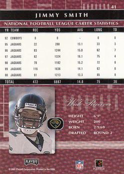 2001 Playoff Absolute Memorabilia #41 Jimmy Smith Back