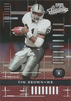 2001 Playoff Absolute Memorabilia #69 Tim Brown Front