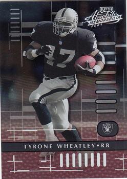 2001 Playoff Absolute Memorabilia #70 Tyrone Wheatley Front
