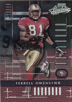 2001 Playoff Absolute Memorabilia #82 Terrell Owens Front