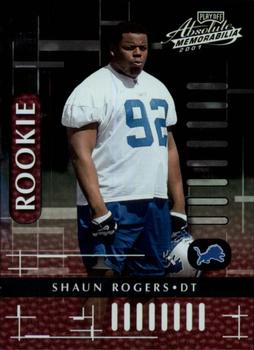 2001 Playoff Absolute Memorabilia #120 Shaun Rogers Front