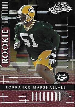2001 Playoff Absolute Memorabilia #136 Torrance Marshall Front