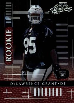 2001 Playoff Absolute Memorabilia #140 DeLawrence Grant Front