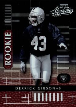 2001 Playoff Absolute Memorabilia #146 Derrick Gibson Front