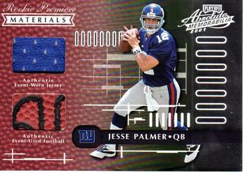 2001 Playoff Absolute Memorabilia #184 Jesse Palmer Front