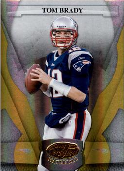 2008 Leaf Certified Materials - Mirror Gold #82 Tom Brady Front