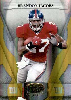 2008 Leaf Certified Materials - Mirror Gold #92 Brandon Jacobs Front