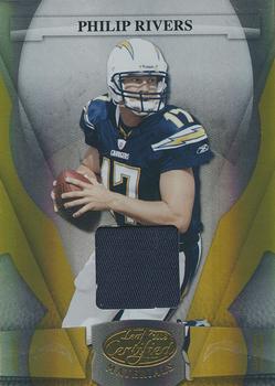 2008 Leaf Certified Materials - Mirror Gold Materials #116 Philip Rivers Front