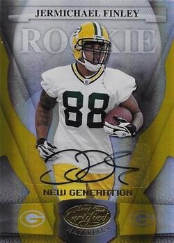 2008 Leaf Certified Materials - Mirror Gold Signatures #168 Jermichael Finley Front
