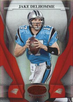 2008 Leaf Certified Materials - Mirror Red #19 Jake Delhomme Front