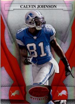 2008 Leaf Certified Materials - Mirror Red #43 Calvin Johnson Front