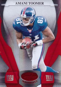 2008 Leaf Certified Materials - Mirror Red #93 Amani Toomer Front