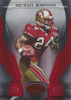 2008 Leaf Certified Materials - Mirror Red #123 Michael Robinson Front
