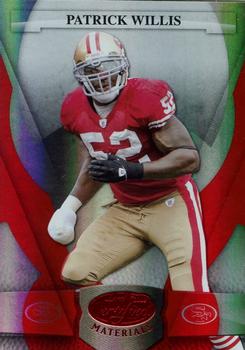 2008 Leaf Certified Materials - Mirror Red #126 Patrick Willis Front