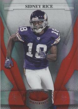 2008 Leaf Certified Materials - Mirror Red #81 Sidney Rice Front