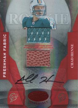 2008 Leaf Certified Materials - Mirror Red Signatures #222 Chad Henne Front