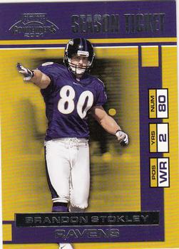 2001 Playoff Contenders #6 Brandon Stokley Front