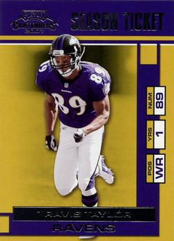 2001 Playoff Contenders #7 Travis Taylor Front