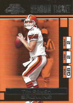 2001 Playoff Contenders #17 Tim Couch Front