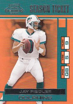 2001 Playoff Contenders #46 Jay Fiedler Front